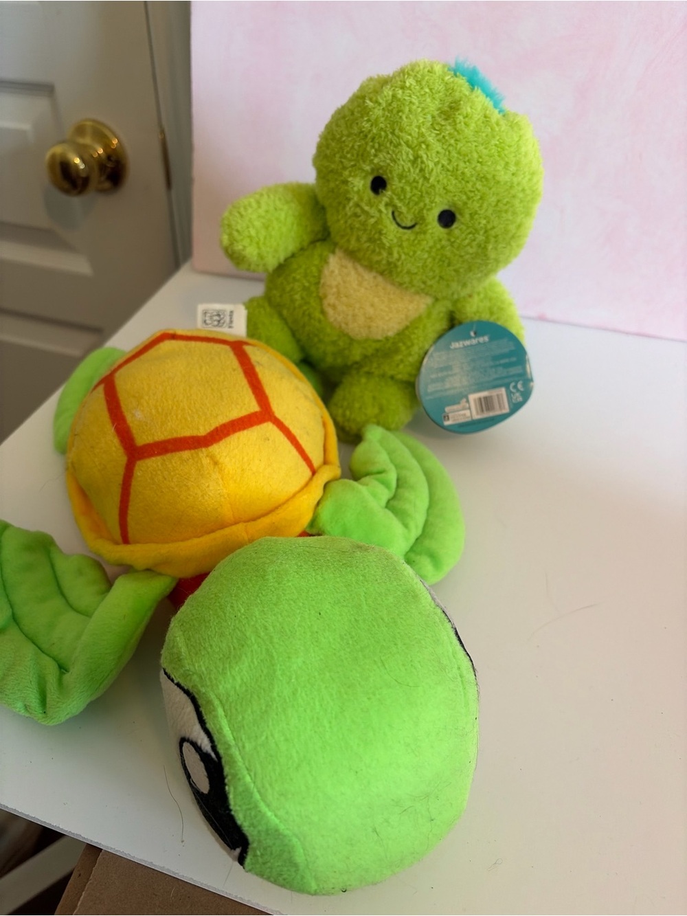 Plush turtles including BNWT bumbumz